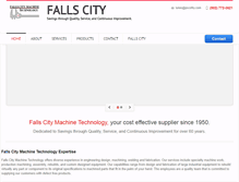 Tablet Screenshot of fallscitymachinetechnology.com